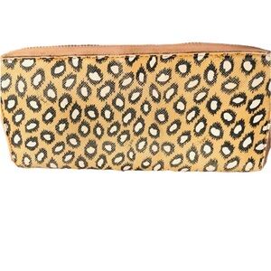 DIANE by Diane Bon Furstenberg DVF animal print zip wallet fits mobile
